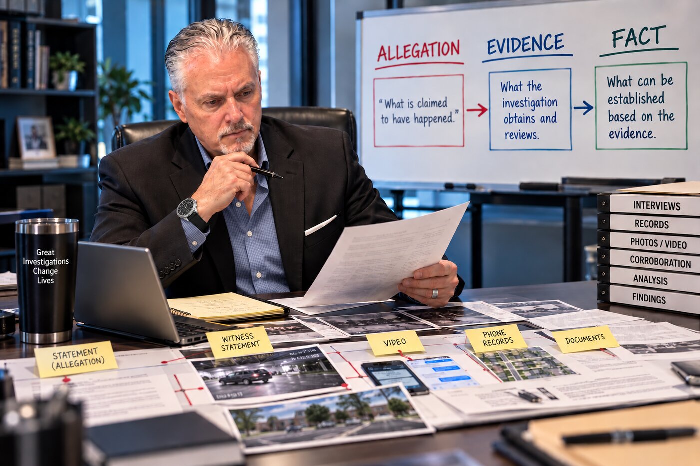 The Difference Between a Fact, an Allegation and Evidence